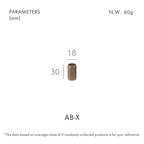 Elara Haus Maniglia per Cassetto Architettonica Minimalista in Ottone a Vortice