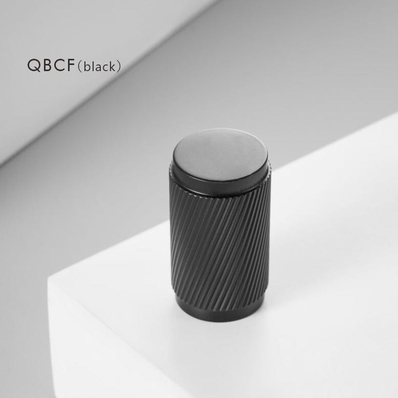 Elara Haus Maniglia per Cassetto Architettonica Minimalista in Ottone a Vortice