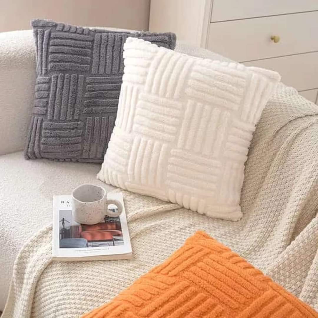 Cuscino Testurizzato Plissettato Quadri Architettonico Elara Haus