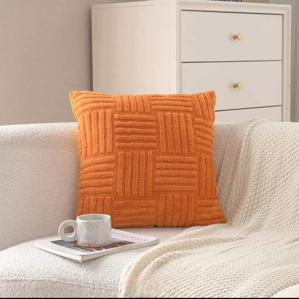 Cuscino Testurizzato Plissettato Quadri Architettonico Elara Haus