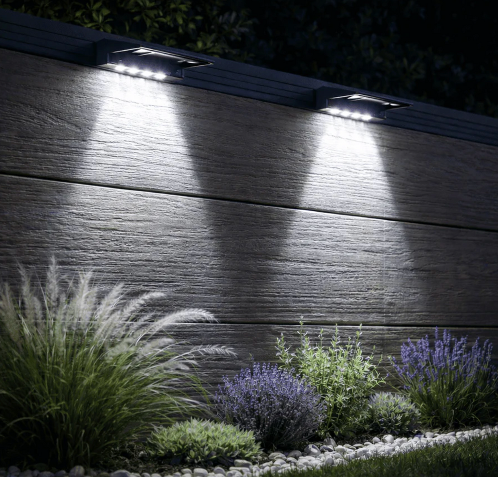Elara Haus Illuminazione Architettonica Solare LED a Muro e Recinzione Impermeabile