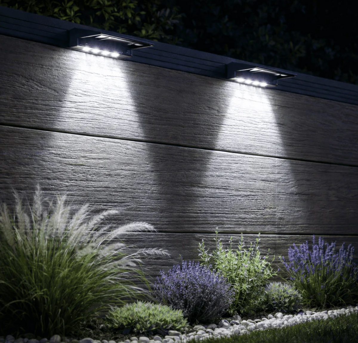 Elara Haus Illuminazione Architettonica Solare LED a Muro e Recinzione Impermeabile