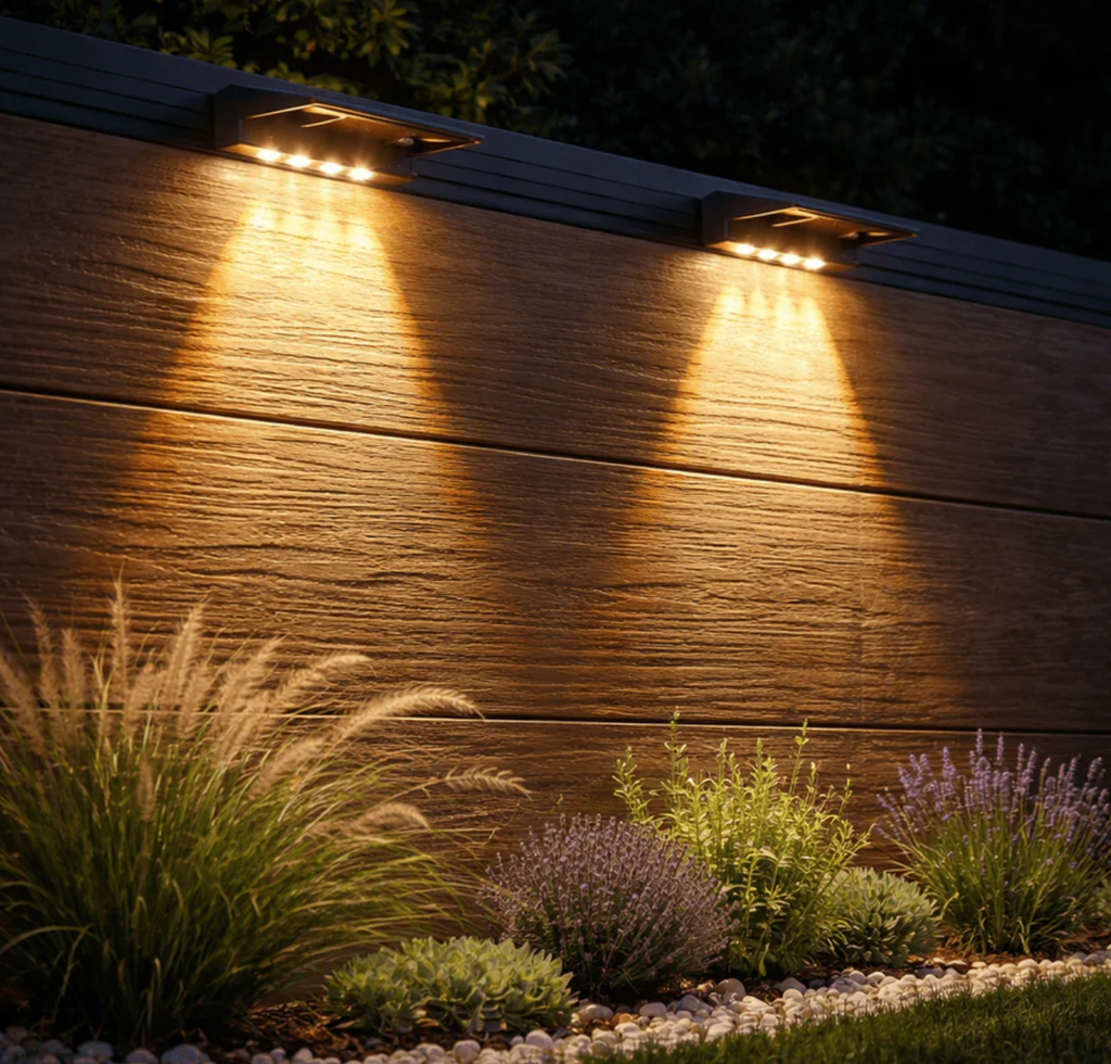 Elara Haus Illuminazione Architettonica Solare LED a Muro e Recinzione Impermeabile