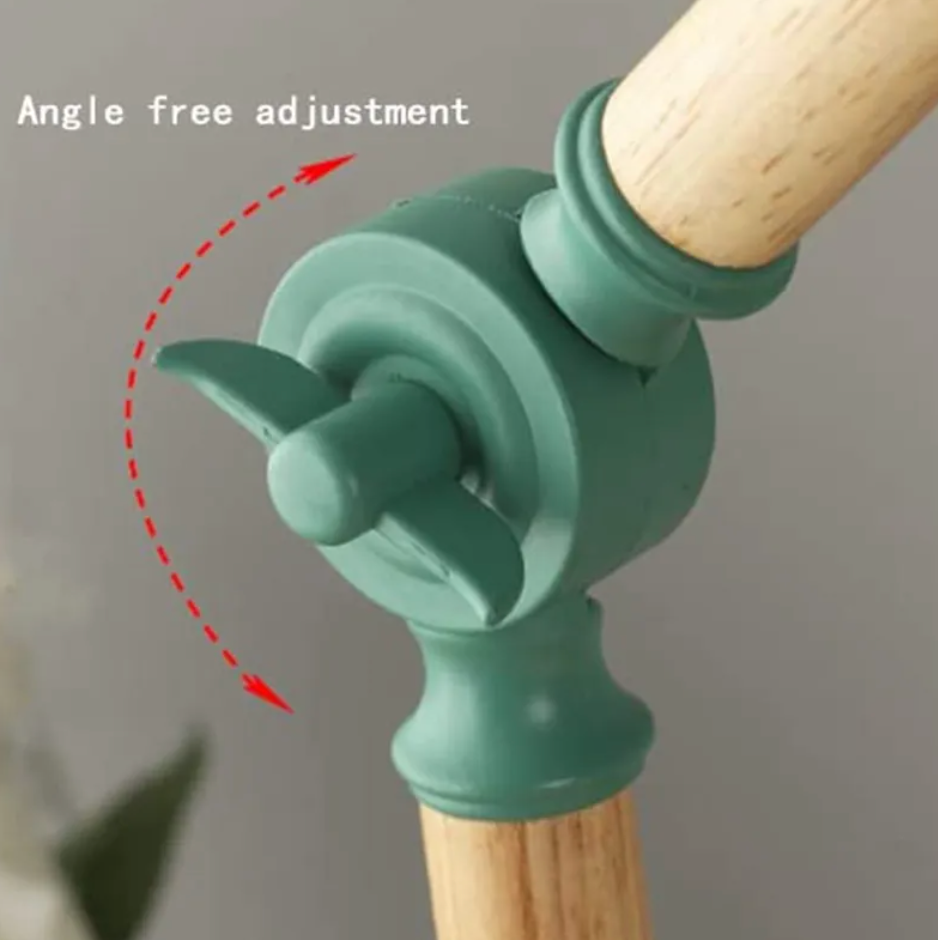 Lampada da Tavolo Articolata in Legno Elara Haus - Luce da Lettura Regolabile Moderna
