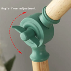 Lampada da Tavolo Articolata in Legno Elara Haus - Luce da Lettura Regolabile Moderna