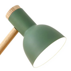 Lampada da Tavolo Articolata in Legno Elara Haus - Luce da Lettura Regolabile Moderna
