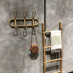 Elara Haus Ganci da Parete in Rattan Intrecciato Artigianale
