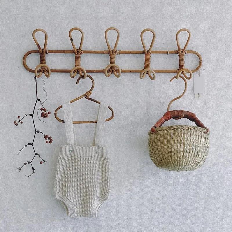 Elara Haus Ganci da Parete in Rattan Intrecciato Artigianale
