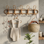 Elara Haus Ganci da Parete in Rattan Intrecciato Artigianale