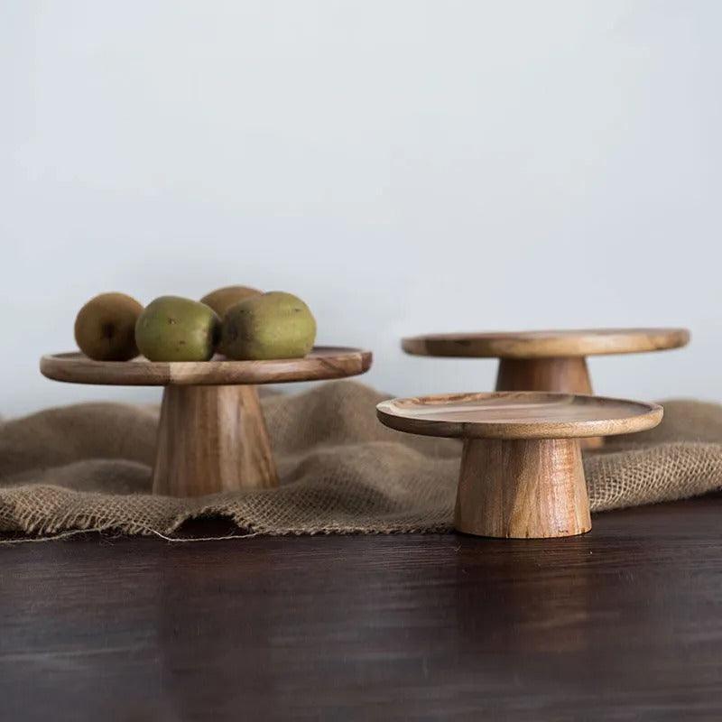 Elara Haus Vassoio Espositivo in Legno Artigianale