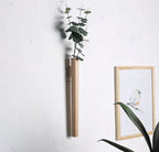 Vaso da Parete Slimline in Legno Artigianale Elara Haus