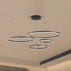 Elara Haus Pendant Lampada Circolare Artistica - Luce LED a 3 Anelli