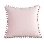 Cuscino Decorativo Elara Haus con Bordo Pom-Pom Bohemien
