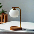 Lampada Riscaldante per Candele Elara Haus - Design Moderno in Metallo e Vetro Illuminazione Elegante