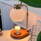 Lampada Riscaldante per Candele Elara Haus - Design Moderno in Metallo e Vetro Illuminazione Elegante