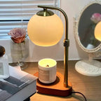 Lampada Riscaldante per Candele Elara Haus - Design Moderno in Metallo e Vetro Illuminazione Elegante