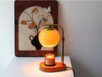 Lampada Riscaldante per Candele Elara Haus - Design Moderno in Metallo e Vetro Illuminazione Elegante