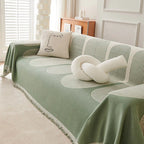 Elara Haus Chenille Throw - Verde Pistacchio