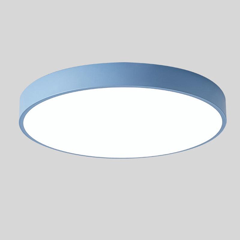 Lampada da soffitto circolare Elara con accenti in legno