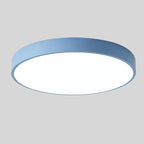 Lampada da soffitto circolare Elara con accenti in legno
