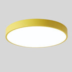 Lampada da soffitto circolare Elara con accenti in legno