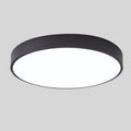 Lampada da soffitto circolare Elara con accenti in legno