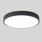 Lampada da soffitto circolare Elara con accenti in legno