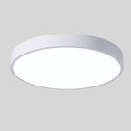 Lampada da soffitto circolare Elara con accenti in legno