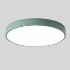 Lampada da soffitto circolare Elara con accenti in legno