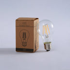 Lampadina a Filamento LED in Vetro Trasparente E27 A60 Elara Haus