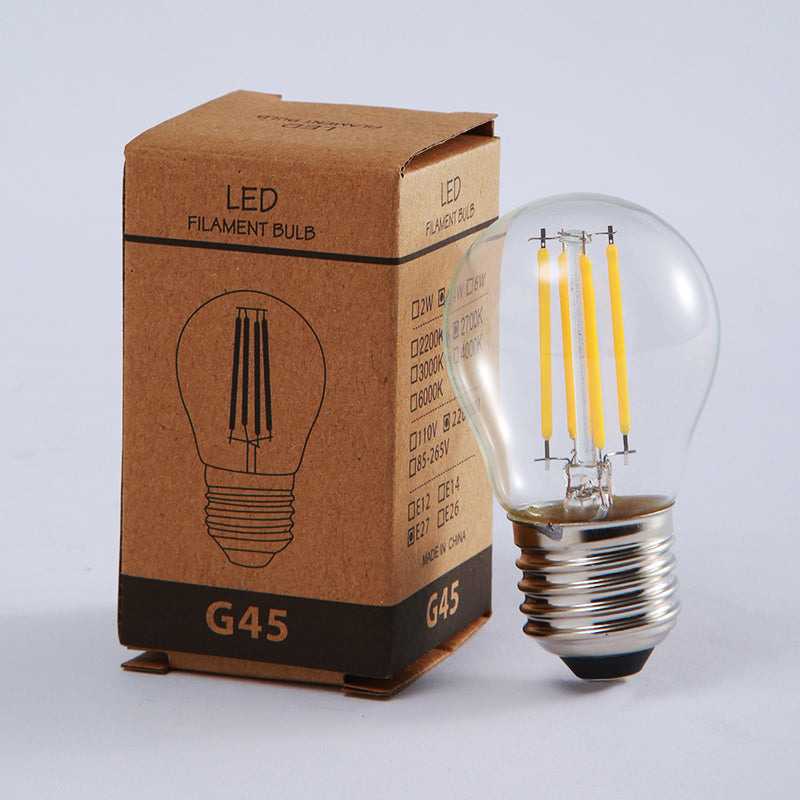 Lampadina a Filamento LED in Vetro Trasparente E27 A60 Elara Haus