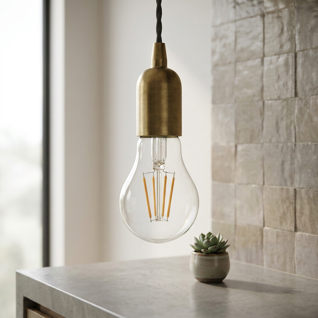 Lampadina a Filamento LED in Vetro Trasparente E27 A60 Elara Haus