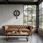 Orologio da Parete Contemporaneo Elara Haus in Stile Bauhaus – Accento in Legno Minimalista
