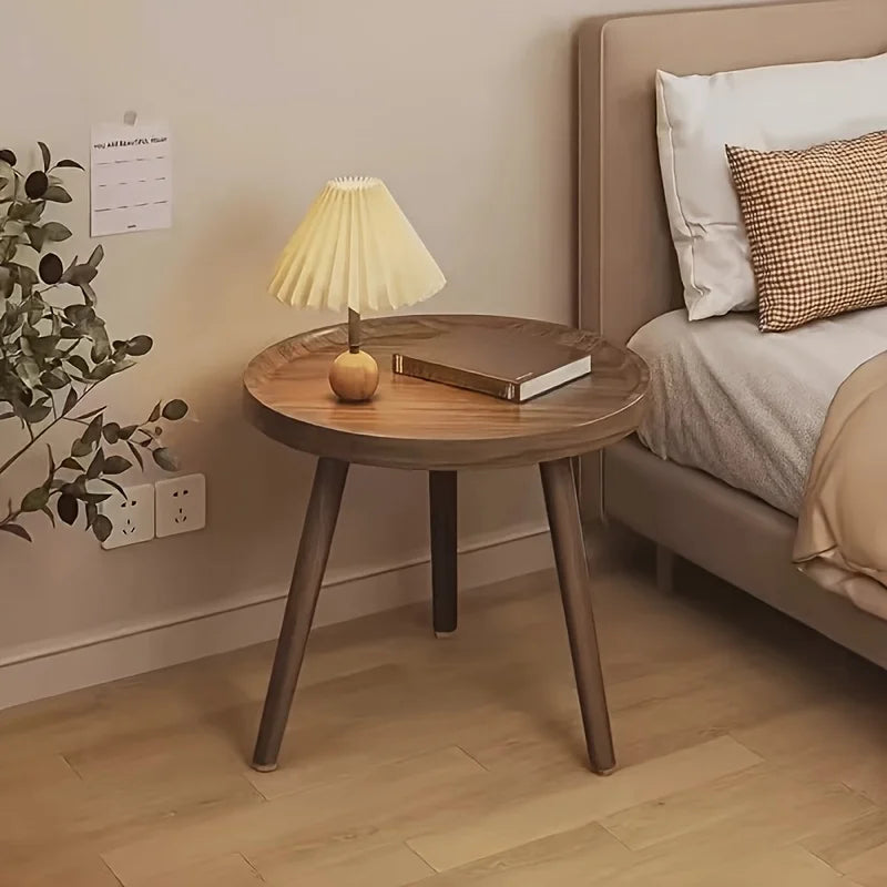 Elara Haus Tavolino Contemporaneo Rotondo in Legno