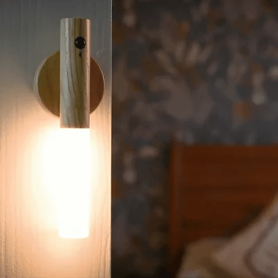 Elara Haus Lampada da Parete Smart a Movimento Senza Fili in Legno