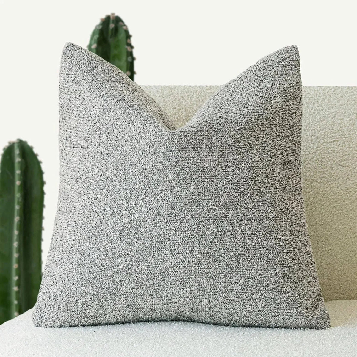 Copripiumino Elara Haus - Copertura Decorativa in Tessuto Boucle Premium 45cm x 45cm