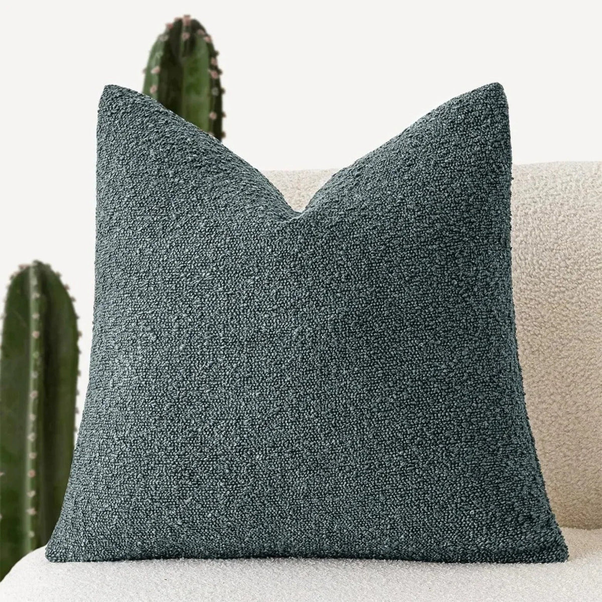 Copripiumino Elara Haus - Copertura Decorativa in Tessuto Boucle Premium 45cm x 45cm