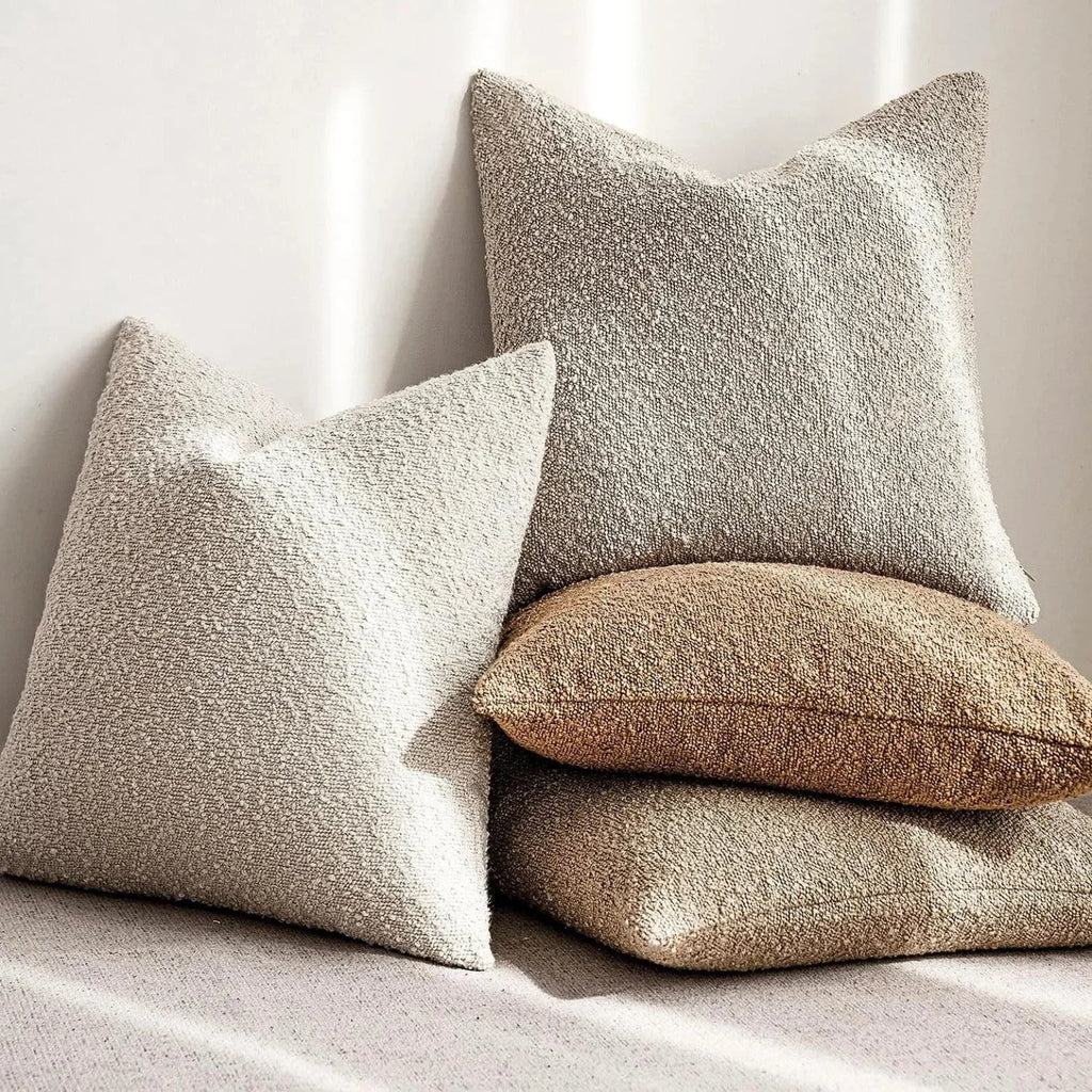 Copripiumino Elara Haus - Copertura Decorativa in Tessuto Boucle Premium 45cm x 45cm
