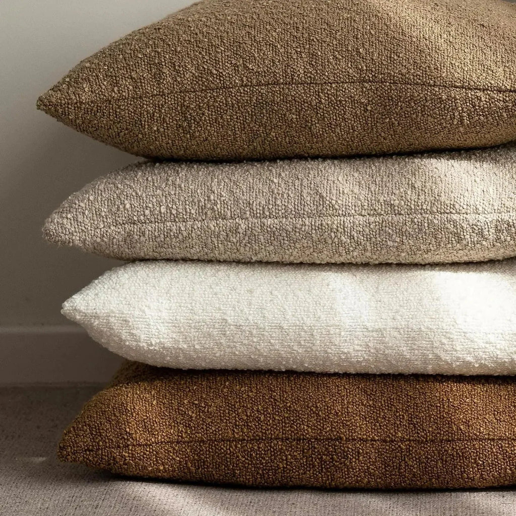 Copripiumino Elara Haus - Copertura Decorativa in Tessuto Boucle Premium 45cm x 45cm