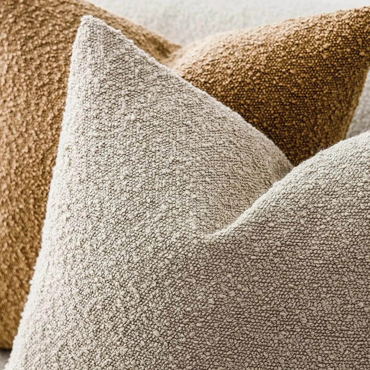 Copripiumino Elara Haus - Copertura Decorativa in Tessuto Boucle Premium 45cm x 45cm