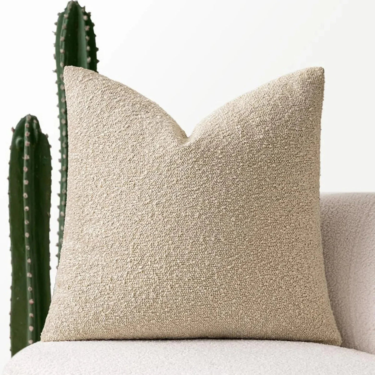 Copripiumino Elara Haus - Copertura Decorativa in Tessuto Boucle Premium 45cm x 45cm