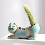Elara Haus Vaso Ceramico Decorativo con Design Animale