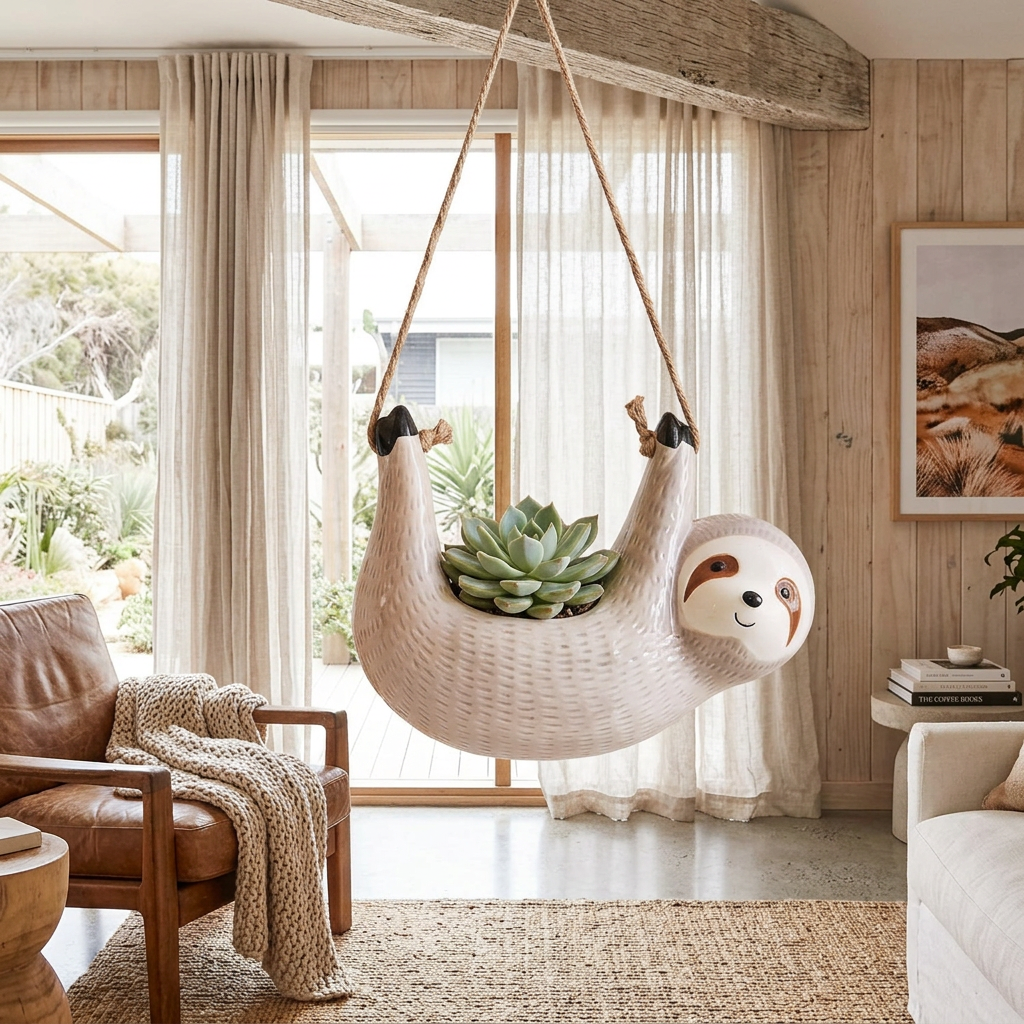 Elara Haus Vaso Appeso con Design Animale Decorativo