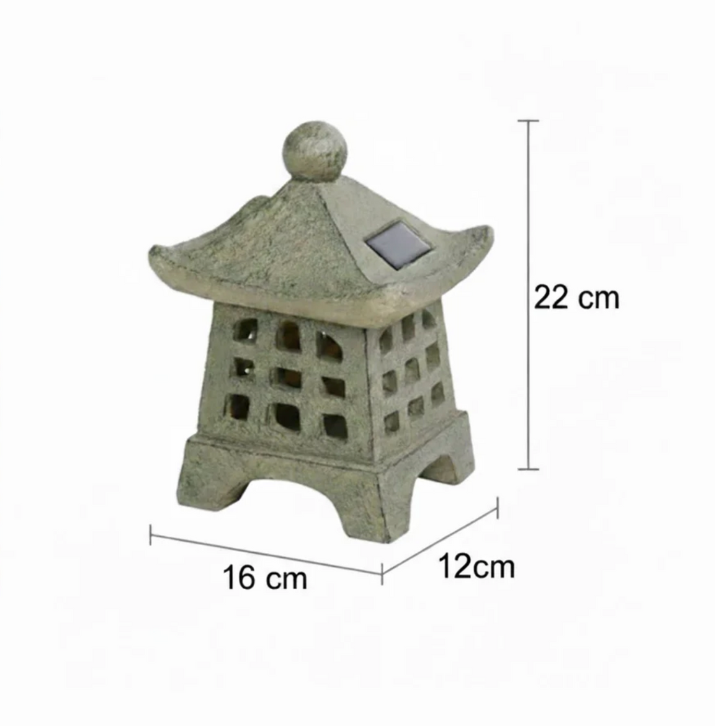 Lampada Decorativa Solare Pagoda da Giardino e Terrazza Elara Haus