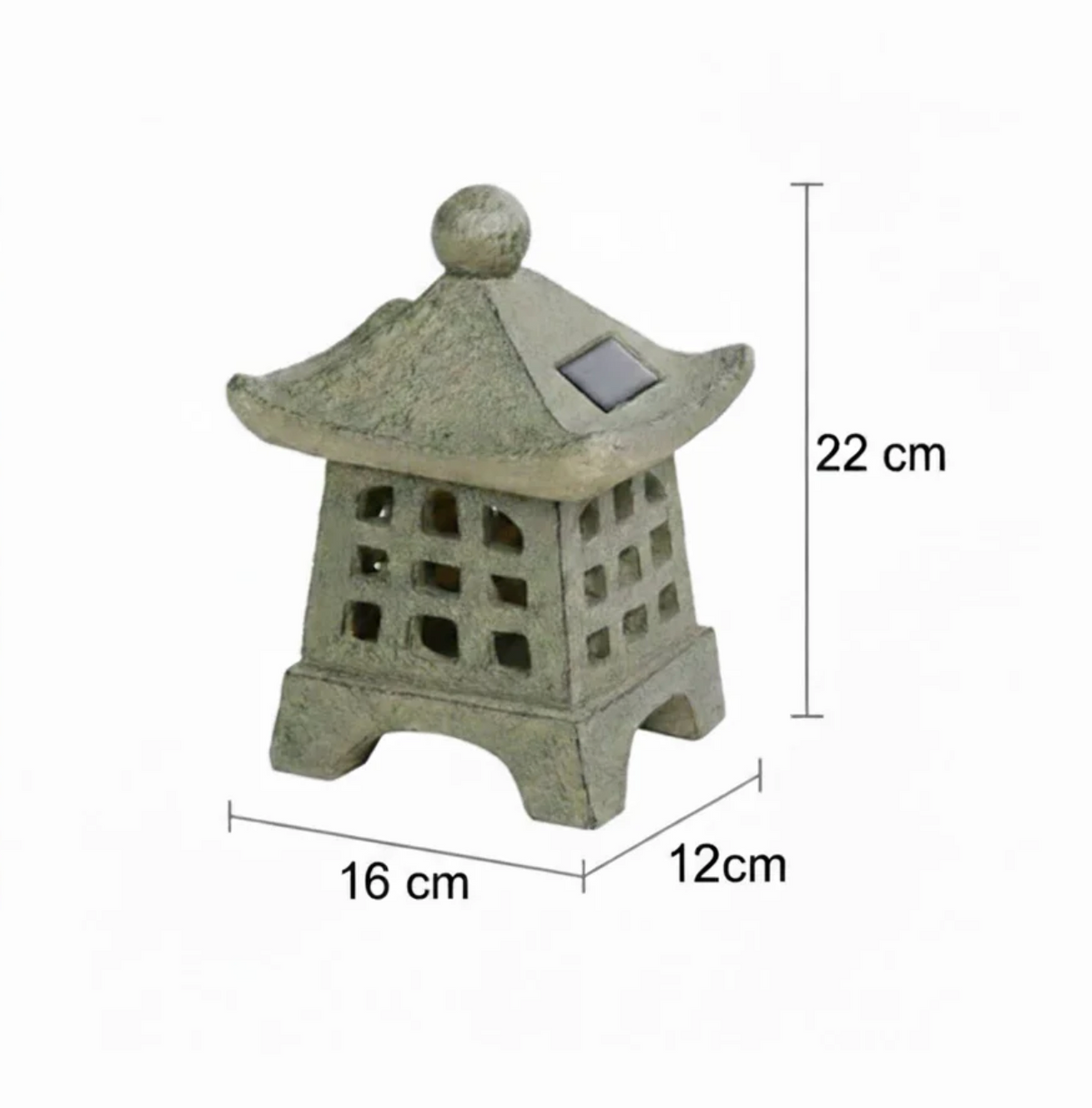 Lampada Decorativa Solare Pagoda da Giardino e Terrazza Elara Haus