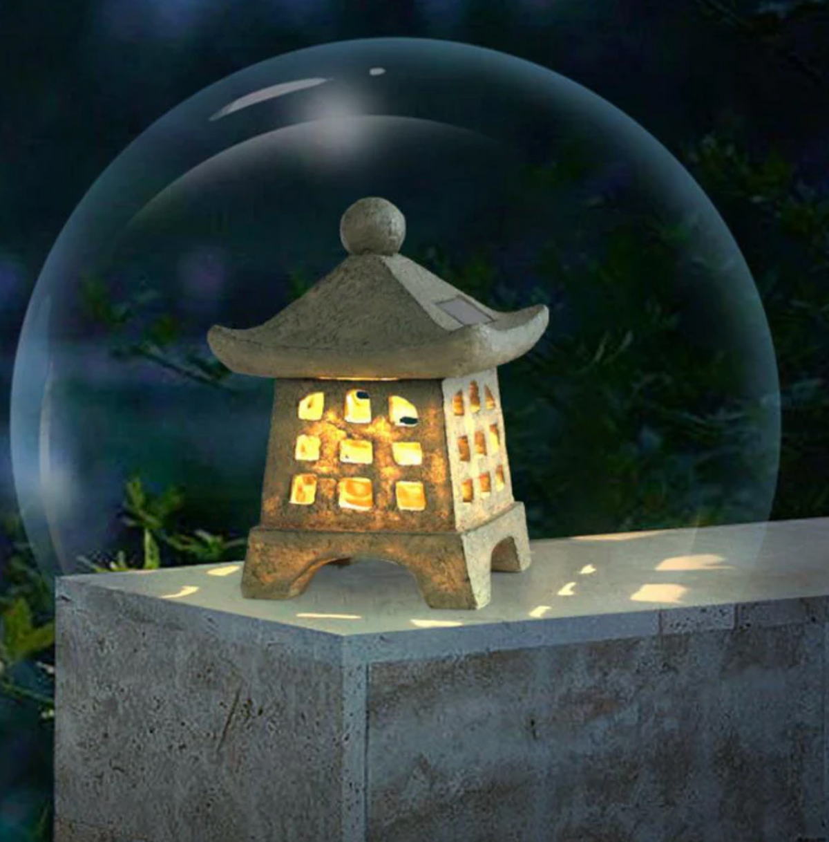 Lampada Decorativa Solare Pagoda da Giardino e Terrazza Elara Haus