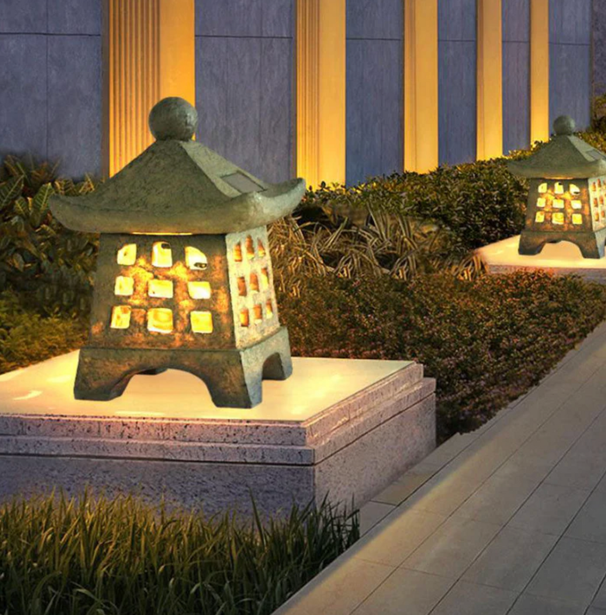 Lampada Decorativa Solare Pagoda da Giardino e Terrazza Elara Haus