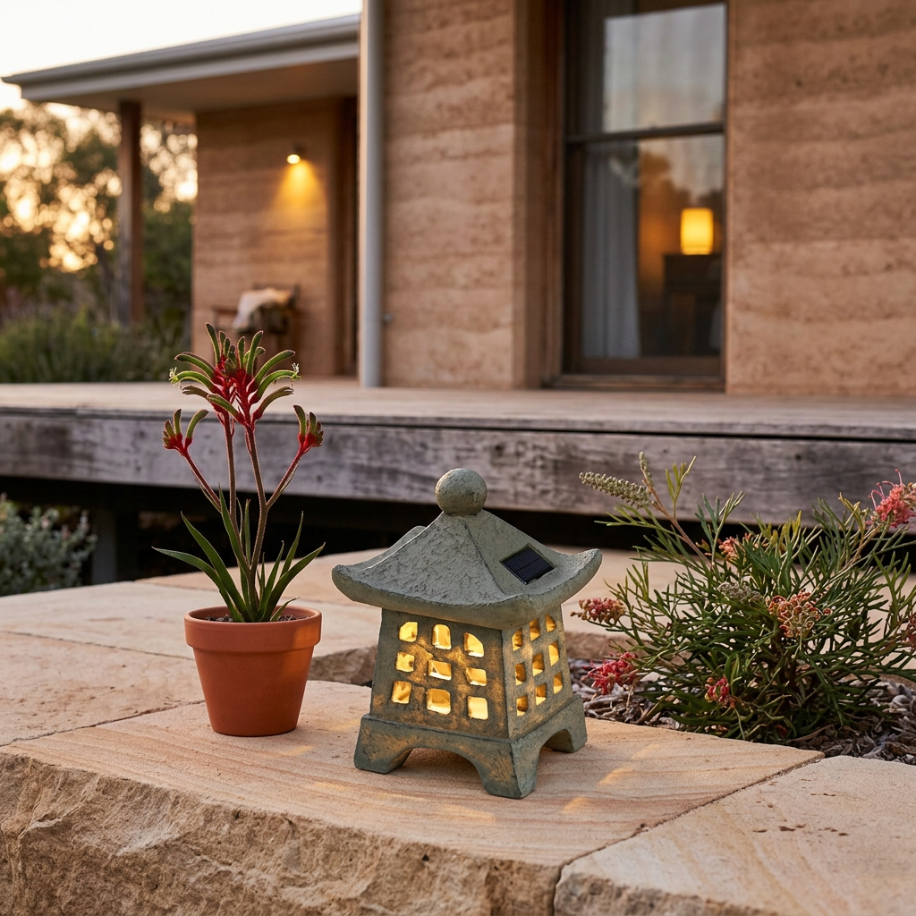 Lampada Decorativa Solare Pagoda da Giardino e Terrazza Elara Haus