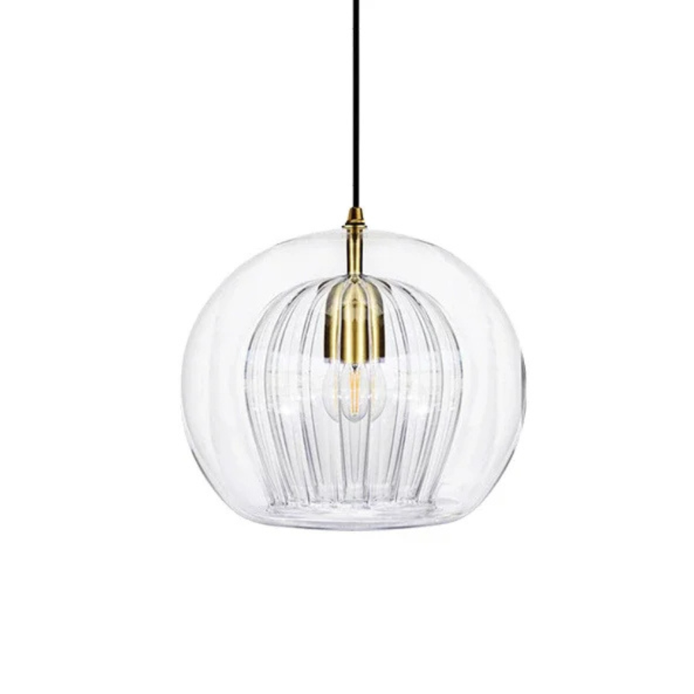Elara Haus Pendant a doppio vetro – Cupola luminosa a coste