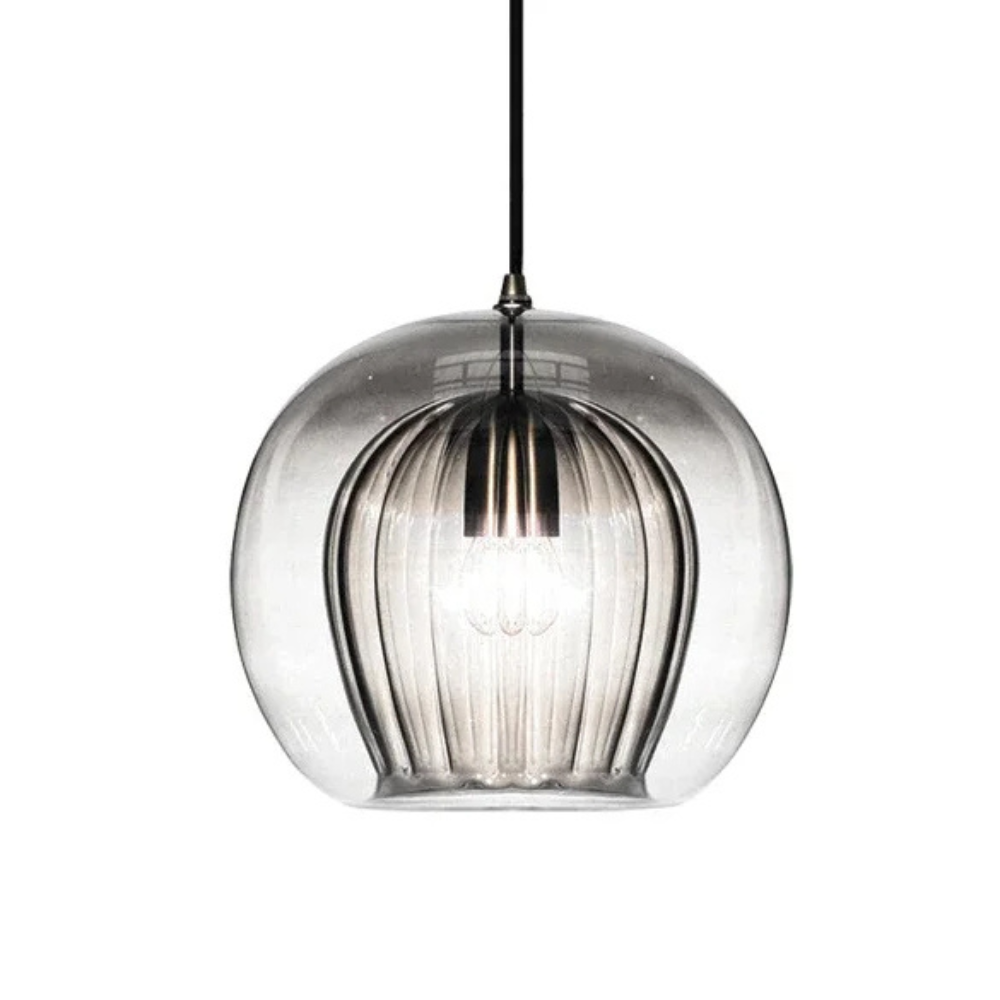 Elara Haus Pendant a doppio vetro – Cupola luminosa a coste